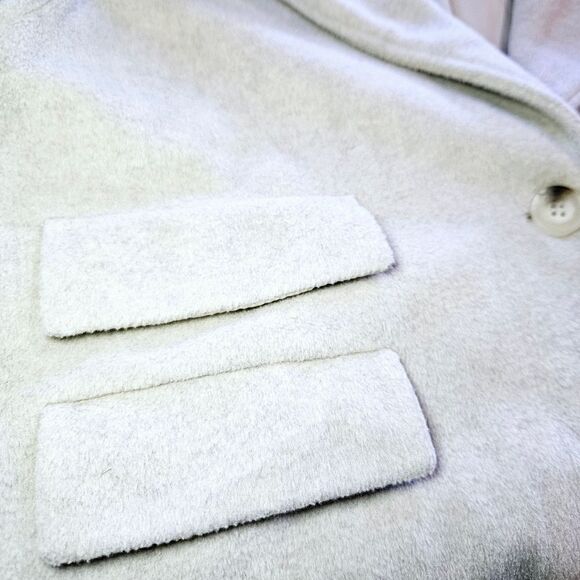 4th + Reckless Seana Boxy Long Line Oversize Menswear Inspired Trench Coat Tan M - Picture 8 of 12